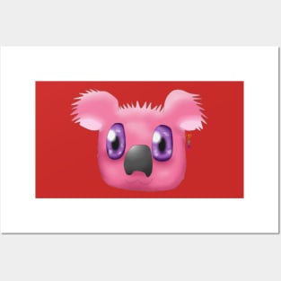 Pink Koala Posters and Art